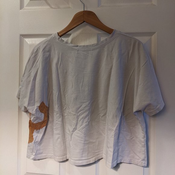 $5!!! Puppy Cropped Tee - Picture 2 of 4